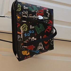 Karl Lagerfeld Black Multicolor Tote